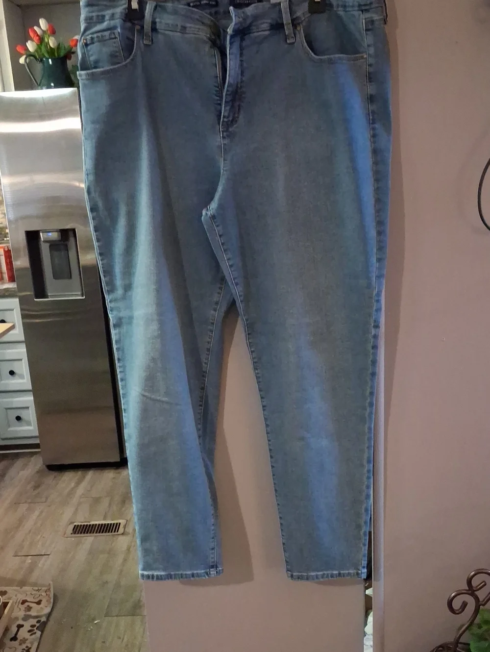 Charter Club Light Wash Slim Straight Women's Jeans